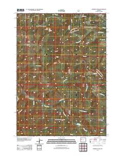 Sheridan Pass 2012 topographic map thumbnail