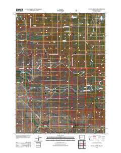 Pocket Creek Lake 2012 topographic map thumbnail