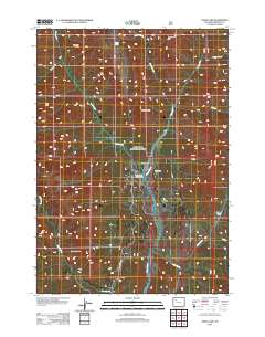Snow Lake 2012 topographic map thumbnail