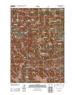 The Rocks 2012 topographic map thumbnail