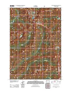 Thorofare Buttes 2012 topographic map thumbnail