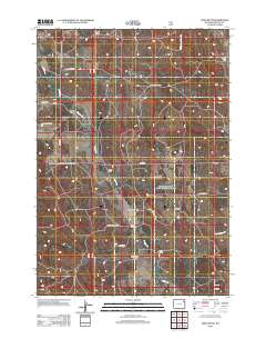 Soda Butte 2012 topographic map thumbnail