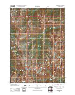 Ranger Peak 2012 topographic map thumbnail