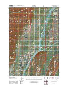 Teton Village 2012 topographic map thumbnail