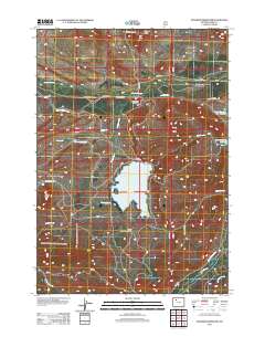 Sunshine Reservoir 2012 topographic map thumbnail