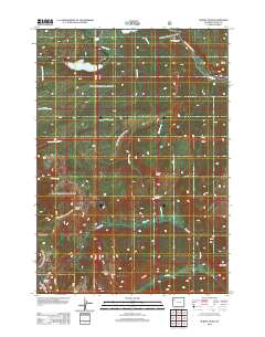 Survey Peak 2012 topographic map thumbnail