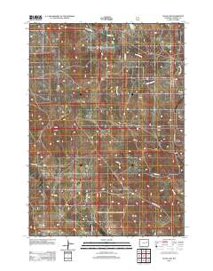 Teckla SW 2012 topographic map thumbnail