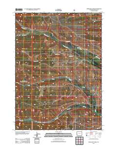 Springman Creek 2012 topographic map thumbnail