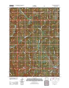 Tripod Peak 2012 topographic map thumbnail
