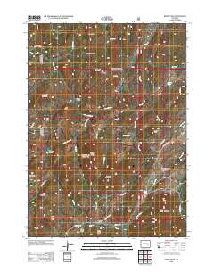 Windy Peak 2012 topographic map thumbnail