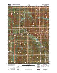 Angle Mountain 2012 topographic map thumbnail