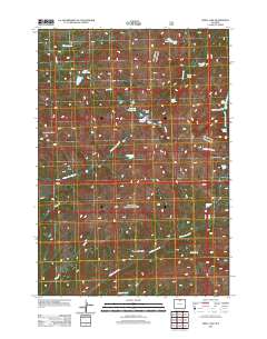 Shell Lake 2012 topographic map thumbnail
