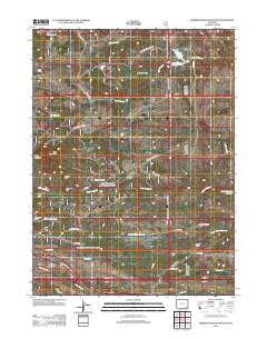 Sherman Mountains East 2012 topographic map thumbnail