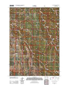 Dry Draw 2012 topographic map thumbnail