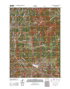 Hazelton Peak 2012 topographic map thumbnail