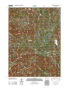 Turpin Reservoir 2012 topographic map thumbnail