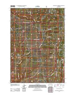 Brokenback Narrows 2012 topographic map thumbnail