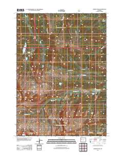 Darwin Peak 2012 topographic map thumbnail