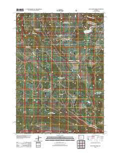 Fish Creek Park 2012 topographic map thumbnail