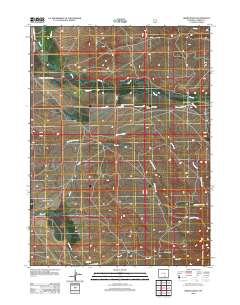 Oberg Ranch 2012 topographic map thumbnail