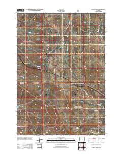 Freda Creek 2012 topographic map thumbnail