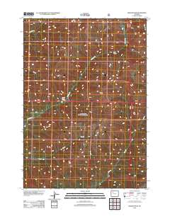 Wiggins Peak 2012 topographic map thumbnail
