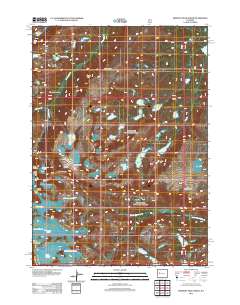 Fremont Peak North 2012 topographic map thumbnail