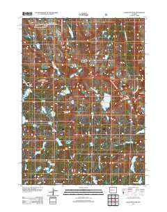 Halls Mountain 2012 topographic map thumbnail