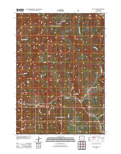 Bull Creek 2012 topographic map thumbnail