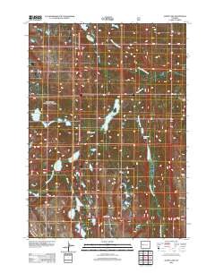 Alpine Lake 2012 topographic map thumbnail