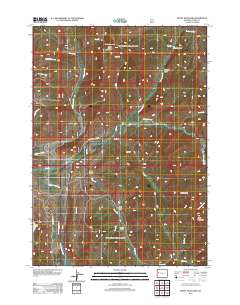 Burnt Mountain 2012 topographic map thumbnail