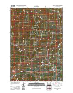 Burgess Junction 2012 topographic map thumbnail