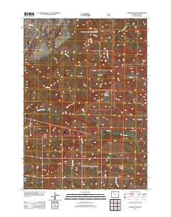 Aldrich Basin 2012 topographic map thumbnail