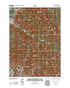 Cache Creek 2012 topographic map thumbnail