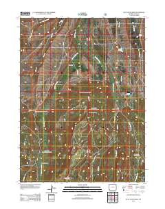 Buck Fever Ridge 2012 topographic map thumbnail