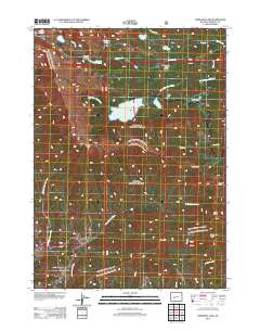 Christina Lake 2012 topographic map thumbnail