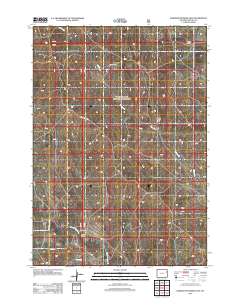 Darlington Draw East 2012 topographic map thumbnail