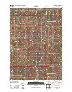 Baker Spring 2012 topographic map thumbnail