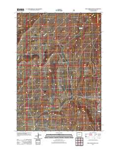 Bear Creek Ranch 2012 topographic map thumbnail
