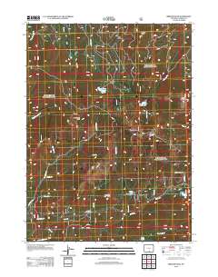 Bridger Peak 2012 topographic map thumbnail