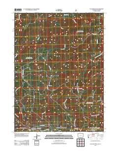 Fletcher Peak 2012 topographic map thumbnail