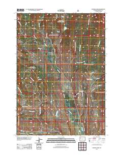 Esmond Park 2012 topographic map thumbnail