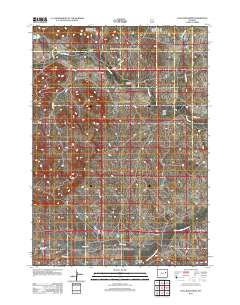 Coal Bank Draw 2012 topographic map thumbnail