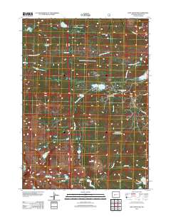 Cony Mountain 2012 topographic map thumbnail