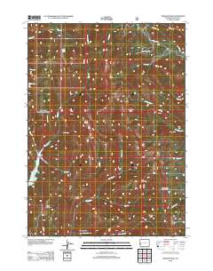 Graham Peak 2012 topographic map thumbnail