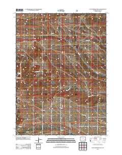 Cottonwood Falls 2012 topographic map thumbnail