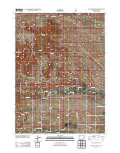 Johnson Mountain 2012 topographic map thumbnail