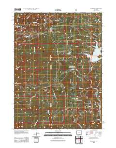 Keystone 2012 topographic map thumbnail