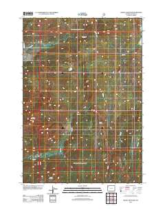 Gravel Mountain 2012 topographic map thumbnail