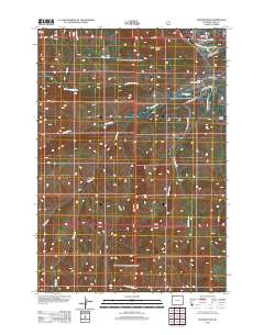 Hunter Peak 2012 topographic map thumbnail